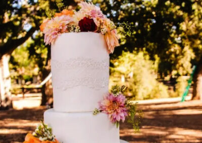 custom-wedding-cake-deisgn-with-frosted-lacing-and-flowers-three-tier